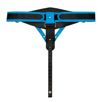 LoveToy - Ingen - Holle Strap-on met Siliconen Staaf &ndash; 25 cm - Lichte Huidskleur - Maat XS/S/M