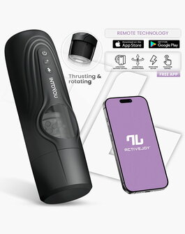 IY - Egor - App Bediende Masturbator met Trusting &amp; Rotatie &ndash; Zwart