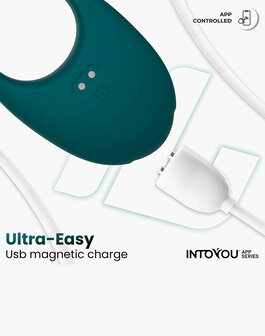 IY - Ringo - Vibrerende Cockring - App-bediening - Groen