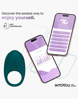 IY - Ringo - Vibrerende Cockring - App-bediening - Groen