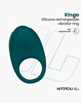 IY - Ringo - Vibrerende Cockring - App-bediening - Groen