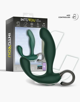 IY - Greeny Prostaatmassager met Wiggling Tip &amp; App bediening &ndash; Groen