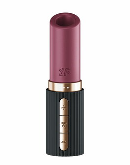 Satisfyer Pro 2 Kiss &ndash; Lipstick Vibrator met 3D Air Pulse Technologie - Zwart