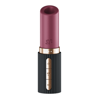 Satisfyer Pro 2 Kiss &ndash; Lipstick Vibrator met 3D Air Pulse Technologie - Zwart