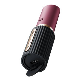 Satisfyer Pro 2 Kiss &ndash; Lipstick Vibrator met 3D Air Pulse Technologie - Zwart