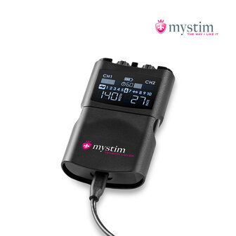 Mystim Tension Lover 2 &ndash; Elektrosex Powerbox met 2 kanalen en 7 programma&rsquo;s