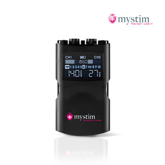 Mystim Tension Lover 2 &ndash; Elektrosex Powerbox met 2 kanalen en 7 programma&rsquo;s