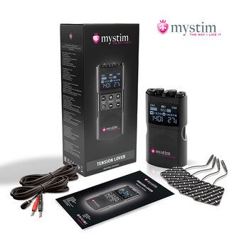 Mystim Tension Lover 2 &ndash; Elektrosex Powerbox met 2 kanalen en 7 programma&rsquo;s