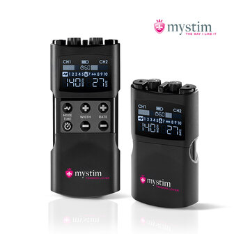 Mystim Tension Lover 2 &ndash; Elektrosex Powerbox met 2 kanalen en 7 programma&rsquo;s