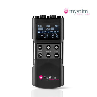 Mystim Tension Lover 2 &ndash; Elektrosex Powerbox met 2 kanalen en 7 programma&rsquo;s