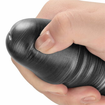 Lovetoy - Vibrax Slider - Lange Vibrerende Anaal Dildo - 40.5 cm - Zilver