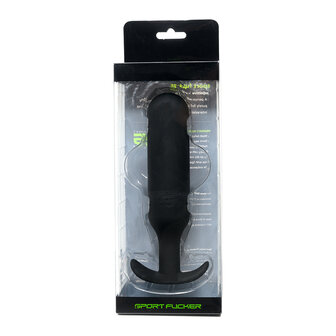 Sport Fucker - Next Level Trainer Plug - Buttplug - Siliconen - Zwart - Regular