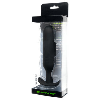 Sport Fucker - Next Level Trainer Plug - Buttplug - Siliconen - Zwart - Regular