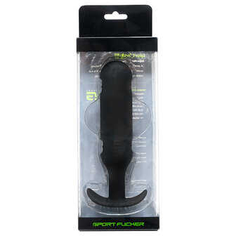 Sport Fucker - Next Level Trainer Plug - Buttplug - Siliconen - Zwart - Regular