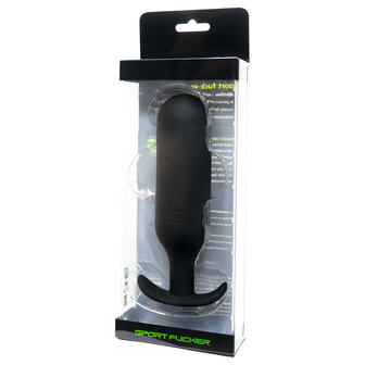 Sport Fucker - Next Level Trainer Plug - Buttplug - Siliconen - Zwart - Large