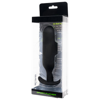 Sport Fucker - Next Level Trainer Plug - Buttplug - Siliconen - Zwart - Large