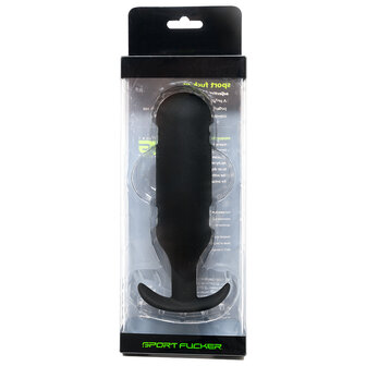 Sport Fucker - Next Level Trainer Plug - Buttplug - Siliconen - Zwart - Large
