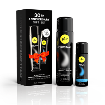 Pjur 30th Anniversary Cadeauset &sbquo;&Auml;&igrave; Original 100 ml &amp; Aqua 30 ml