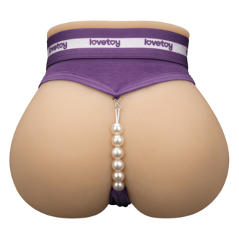 LoveToy - Streetgirl&#039;s Dual Motor Sensation Pulse Masturbator - Beige