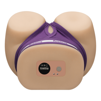 LoveToy - Streetgirl&#039;s Dual Motor Sensation Pulse Masturbator - Beige