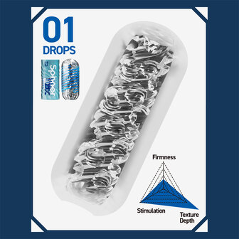Tenga - Spinner DX01 Drops - Masturbator