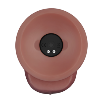 LoveToy - Power Cock - 21.5 cm - Vibrerende Dildo - Dual Density - Lichte Huidskleur