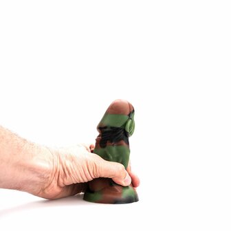 Kiotos Revolt - Dildo Fantasie - Green Army - 05 - Medium - 14,5 x 5 cm