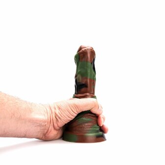 Kiotos Revolt - Dildo Fantasie - Green Army - 02 - Small - 19,5 x 5 cm