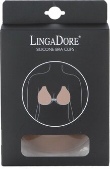 LingaDore - Silicone Bra Cups Bruin - maat S/M - Bruin - Dames