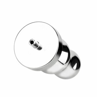 Kiotos - Holle Penisplug - Holle Dilator - Met Holle Geribbelde Buttplug - Ass Lock - RVS