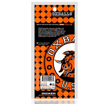Oxballs - Dicker - Ultra-Slim Penis Sleeve - Clear Ice