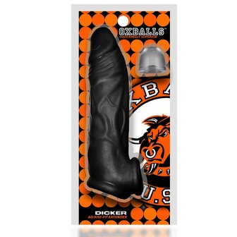Oxballs - Dicker - Ultra-Slim Penis Sleeve - Black Ice