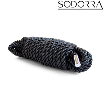 SODORRA - Shibari Bondagetouw - Zwart - 5 meter