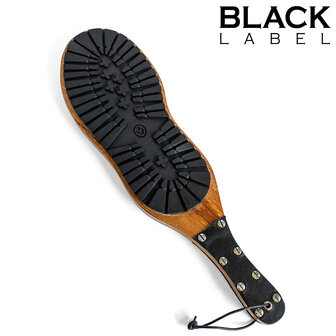 Black Label - Houten Paddle met Schoenzool