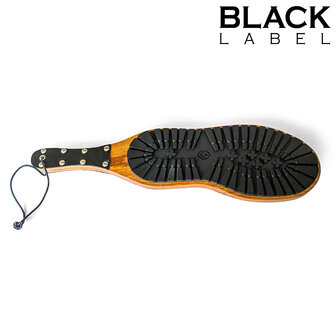 Black Label - Houten Paddle met Schoenzool