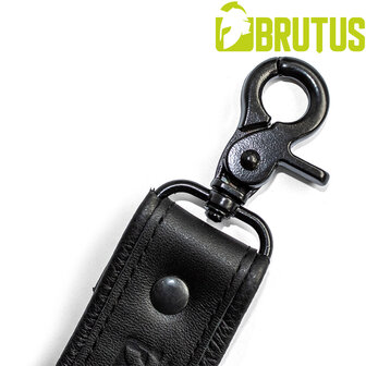 Brutus - Lederen Beenharnas - Verstelbaar- Zwart