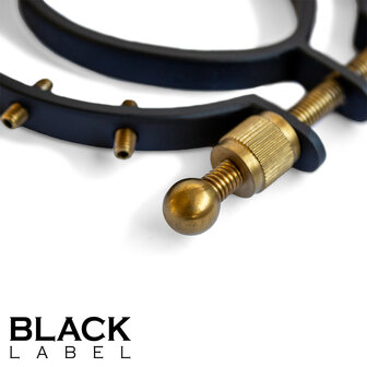 Black Label - Pussy Klem 2.0 - Vagina Klem met Spikes - Zwart/Goud