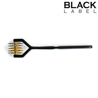 Black Label - Wartenburg Pinwheel met 5 Wieltjes - Zwart/Goud