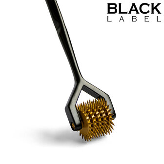 Black Label - Wartenburg Pinwheel met 5 Wieltjes - Zwart/Goud