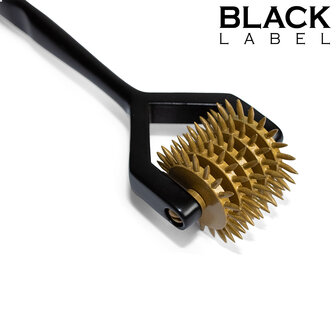 Black Label - Wartenburg Pinwheel met 5 Wieltjes - Zwart/Goud