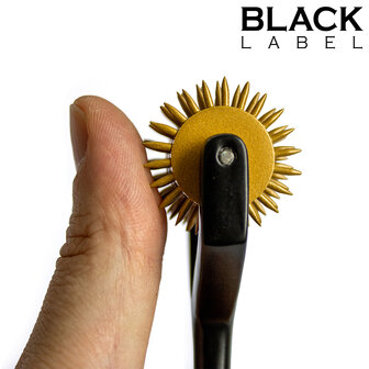 Black Label - Wartenburg Pinwheel met 5 Wieltjes - Zwart/Goud