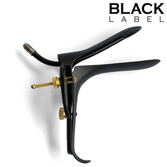 Black Label - Cusco Speculum met glijmiddel-tube - Zwart/Goud
