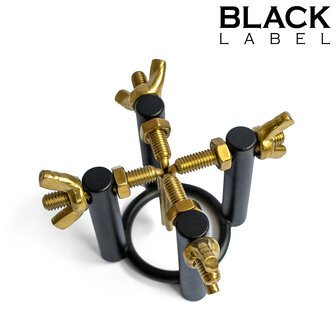 Black Label - 4-Way Urethrale Stretcher - Zwart/Goud