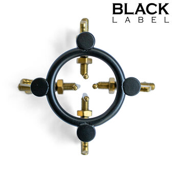 Black Label - 4-Way Urethrale Stretcher - Zwart/Goud
