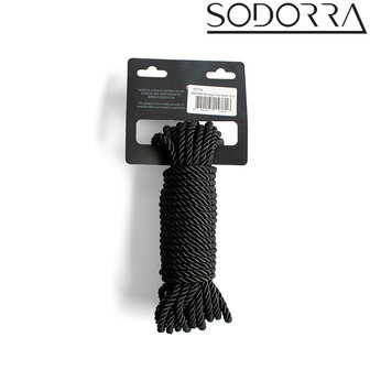 SODORRA - Shibari Bondagetouw - Zwart - 10 meter