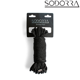 SODORRA - Shibari Bondagetouw - Zwart - 10 meter