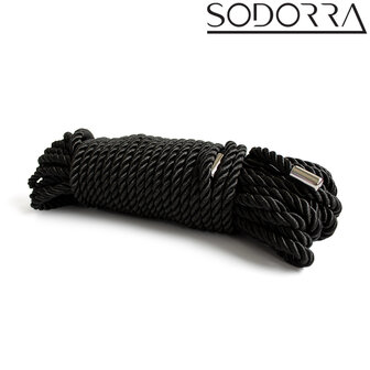 SODORRA - Shibari Bondagetouw - Zwart - 10 meter