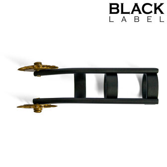 Black Label - Cat Nail met Dubbel Pinwheel - Zwart/Goud