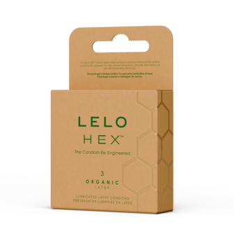 LELO - HEX Organic Condooms - 3 stuks