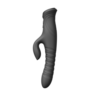 ZALO - Mose 2 - Stotende Rabbit Vibrator &ndash; Zwart